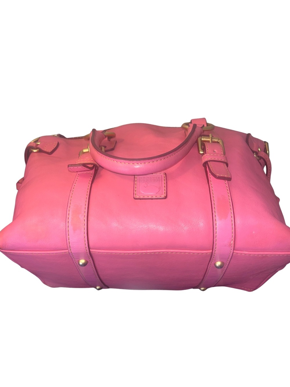 Dooney & Bourke Florentine Pink Leather Satchel - Picture 11 of 17